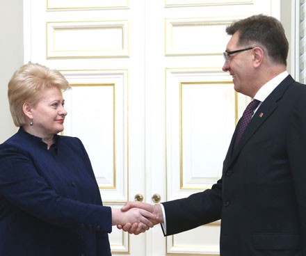 LR Prezidentė Dalia Grybauskaitė. Prezidentūros nuotr.