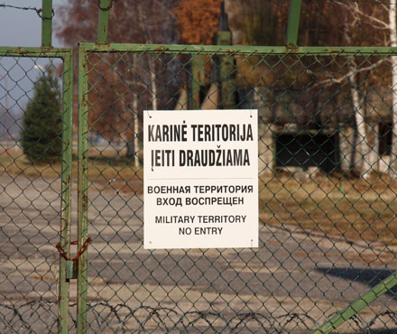 Karine teritorija oro uostas Siauliai