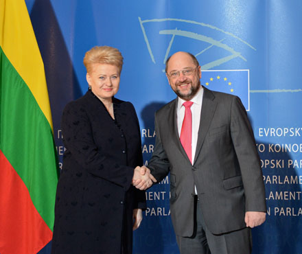 Prezidente Sulcas ES parlamente