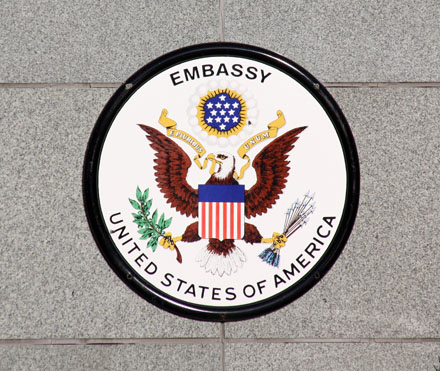 JAV ambasadod Zenklas