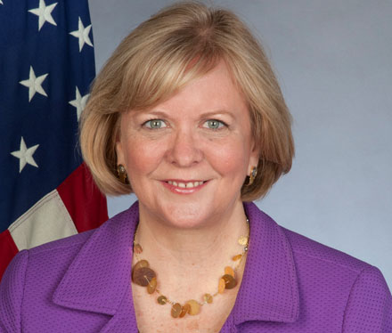 JAV ambasadorė Lietuvoje Anne Hall