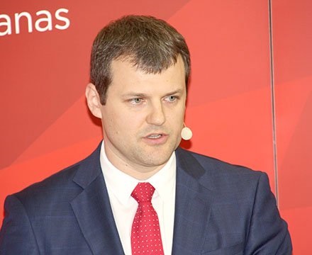 Naujasis LSDP pirmininkas Gintautas Paluckas. KK nuotr.