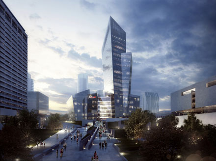 ProjectinVilniusrenderStudioLibeskind3 Project in Vilnius render (Studio Libeskind)