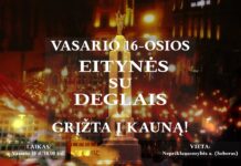 Vasario 16-osios eitynės su deglais grįžta į Kauną!